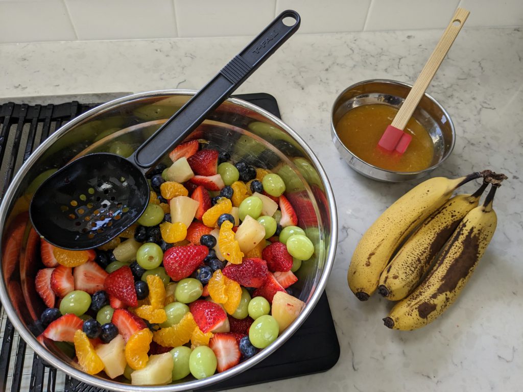 Honey Vanilla Rainbow Fruit Salad